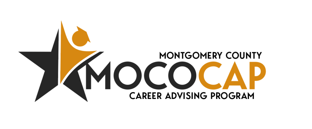 MoCo Cap Logo, Montgomery County Career Advising program